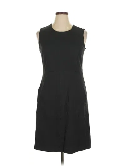 Pre-owned Lands' End Casual Dress In Black