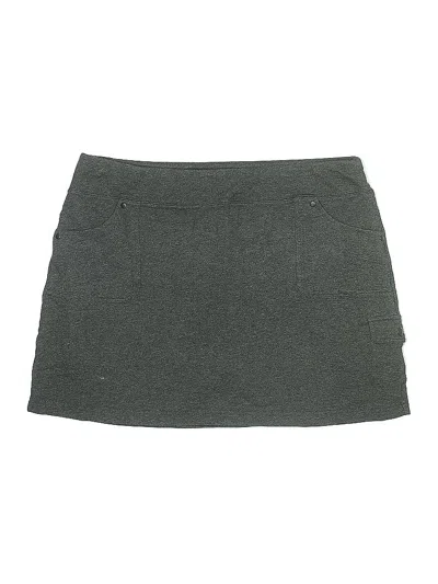 Pre-owned Style & Co Casual Skirt In Gray