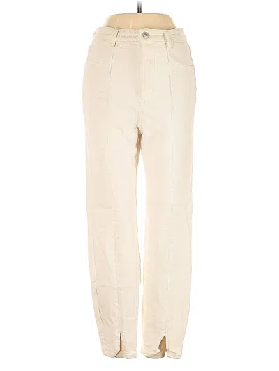 Pre-owned Stradivarius Casual Pants In White