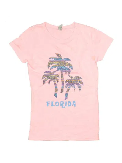 Pre-owned Next Level Apparel Kids' Short Sleeve T-shirt In Pink