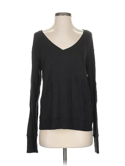 Pre-owned Athleta Pullover Sweater In Black