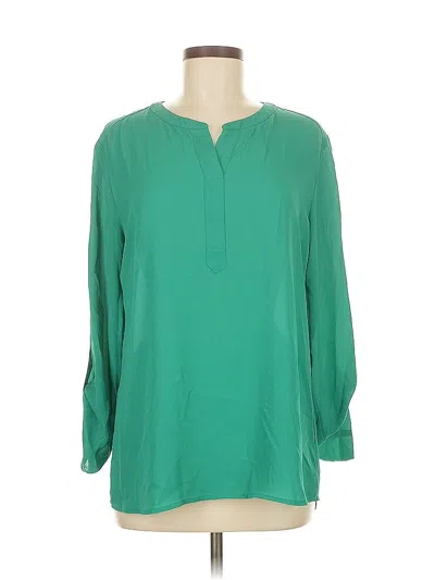 Pre-owned Van Heusen 3/4 Sleeve T-shirt In Green