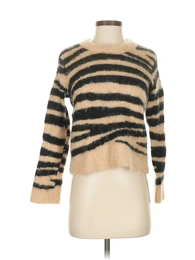 Pre-owned Madewell Pullover Sweater In Brown