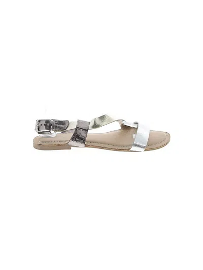 Pre-owned Kenneth Cole Reaction Sandals In Silver