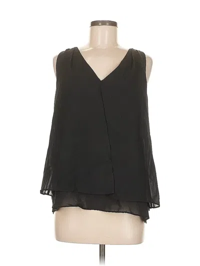 Pre-owned Banana Republic Factory Store Sleeveless Blouse In Black