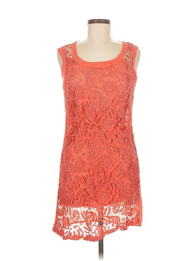 Pre-owned Blu Pepper Cocktail Dress In Orange