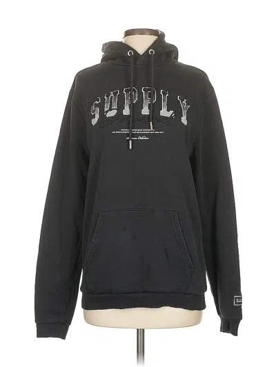 Pre-owned Supply & Demand Zip Up Hoodie In Black