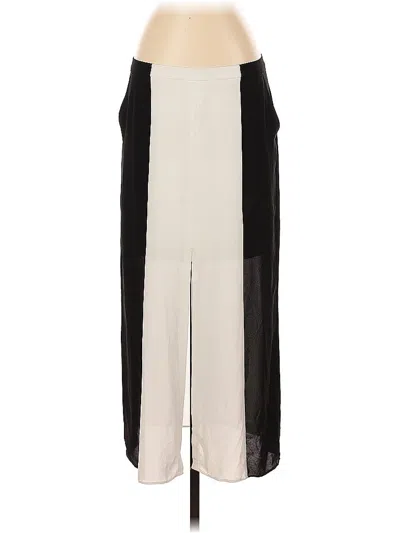 Pre-owned Bcbgmaxazria Formal Skirt In White