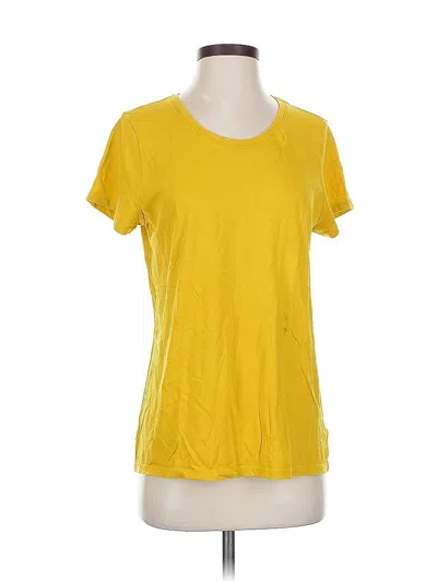 Pre-owned Gap Short Sleeve T-shirt In Yellow