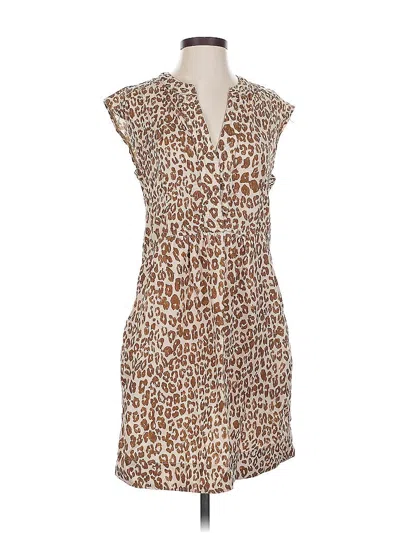 Pre-owned Pilcro Casual Dress In Brown
