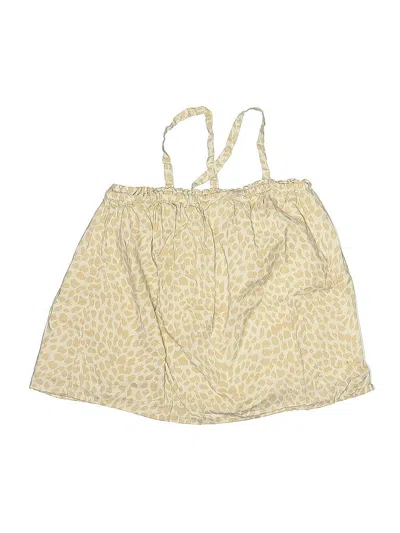 Pre-owned Gap Kids' Sleeveless Top Yellow Halter Neckline Tops