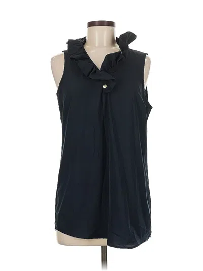 Pre-owned Mud Pie Sleeveless T-shirt In Black