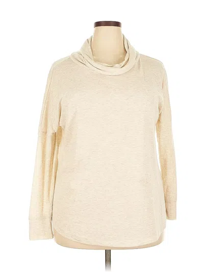 Pre-owned Caslon Turtleneck Sweater In White