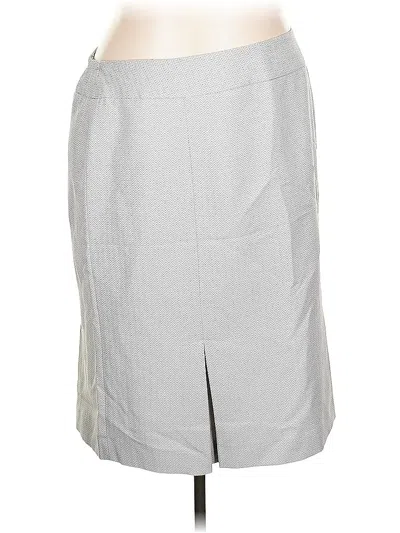Pre-owned Le Suit Casual Skirt In Gray