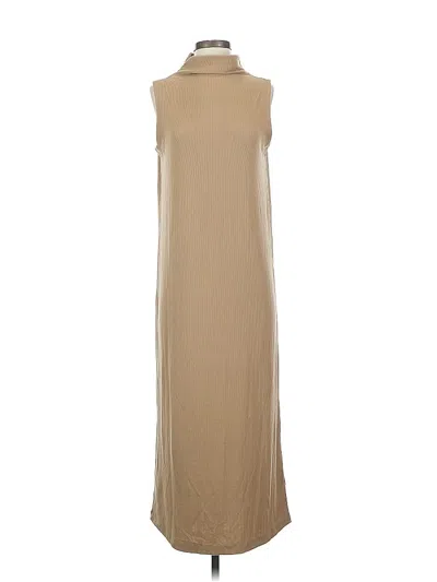 Pre-owned Mod Ref Casual Dress In Brown