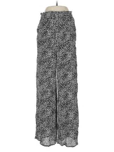 Pre-owned Aqua Casual Pants In Silver