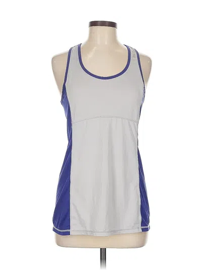 Pre-owned Reebok Active Tank Top In Silver