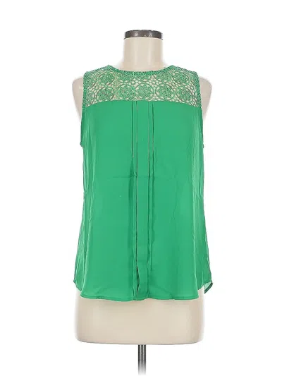 Pre-owned Fun2fun Sleeveless Blouse In Green