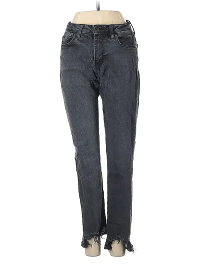 Pre-owned Just Black Jeans In Gray