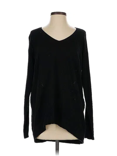 Pre-owned White House Black Market Pullover Sweater In Black