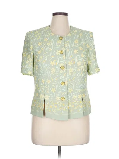 Pre-owned Leslie Fay Kimono In Green