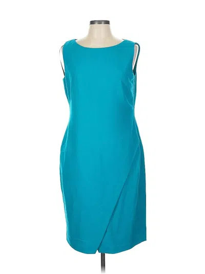 Pre-owned Calvin Klein Cocktail Dress In Blue