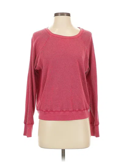 Pre-owned Sundry For Evereve 3/4 Sleeve T-shirt In Pink