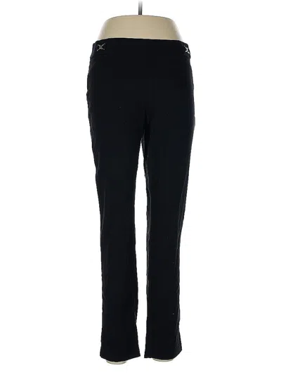 Pre-owned Rafaella Active Pants In Black