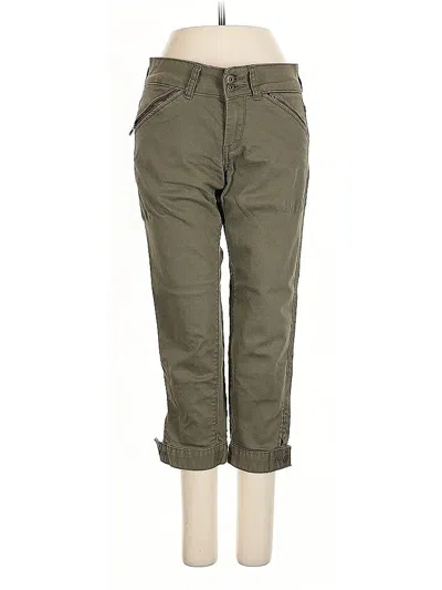 Pre-owned People Khaki Pant In Green