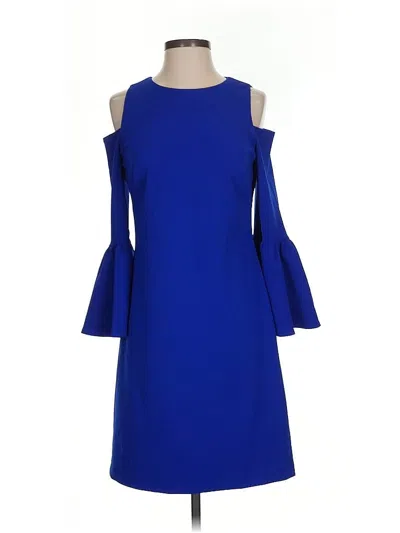 Pre-owned Eliza J Cocktail Dress In Blue