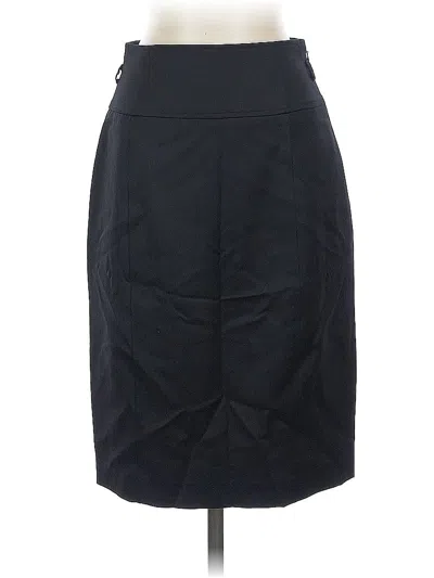 Pre-owned Polo Ralph Lauren Wool Skirt In Black