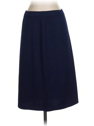 Pre-owned St John Formal Skirt In Blue
