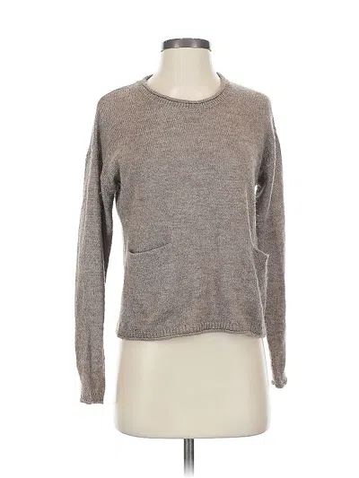 Pre-owned Madewell Pullover Sweater In Gray