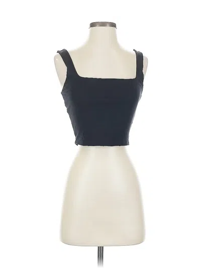 Pre-owned Garage Tube Top Black Strapless Neckline Tops