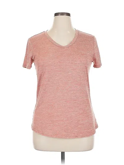 Pre-owned Danskin Active T-shirt In Red