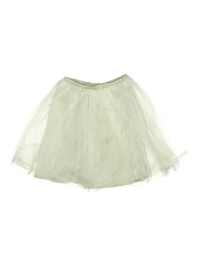 Pre-owned Crewcuts Kids' Skirt In Green