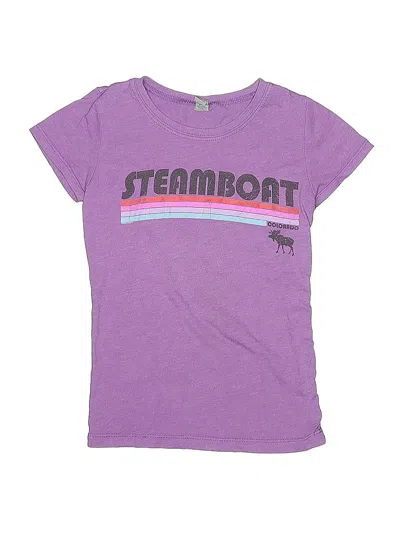 Pre-owned Next Level Apparel Kids' Short Sleeve T-shirt In Purple