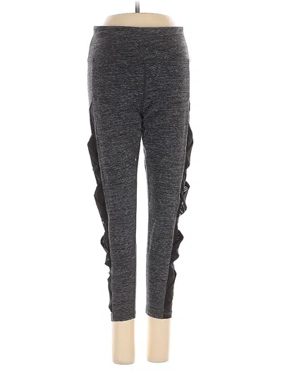 Pre-owned Dkny Sport Active Pants In Gray