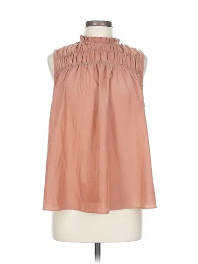 Pre-owned Joie Sleeveless Blouse In Pink