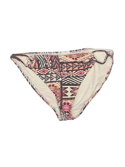 Pre-owned Xhilaration Swimsuit Bottoms In Brown