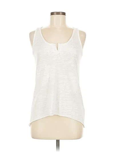 Pre-owned Nation Ltd. By Jen Menchaca Tank Top Ivory Halter Neckline Tops In White