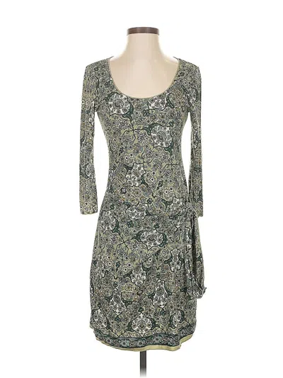 Pre-owned Max Studio Casual Dress In Green