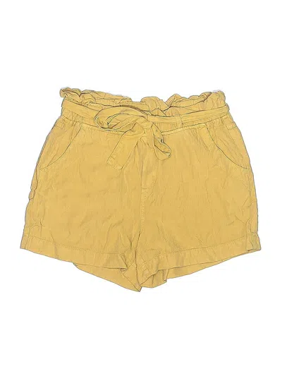 Pre-owned Thread & Supply Shorts In Yellow