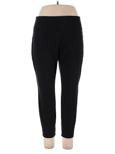 Pre-owned Jjill Active Pants In Black