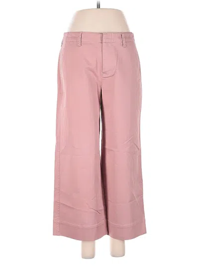 Pre-owned Lands' End Casual Pants In Pink