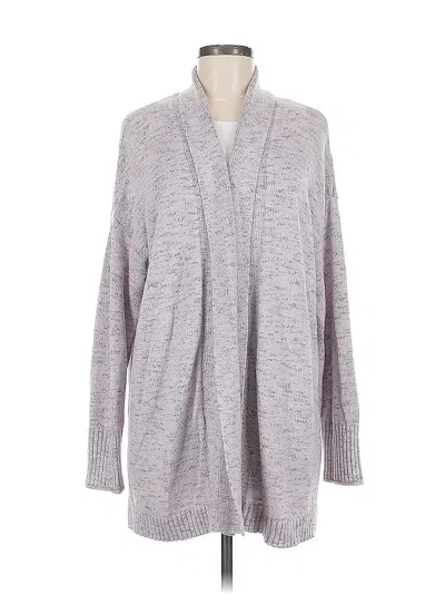 Pre-owned Jjill Cardigan Sweater In Gray