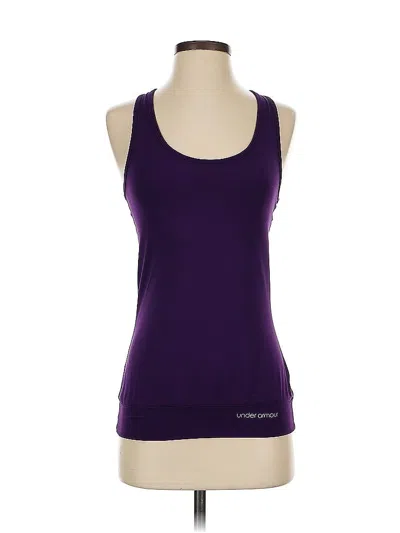 Pre-owned Under Armour Active Tank Top In Purple