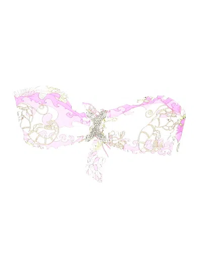 Pre-owned Trina Turk Swimsuit Top Pink Swimwear