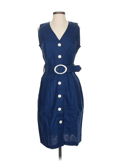 Pre-owned Basic Editions Casual Dress In Blue