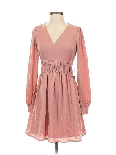 Pre-owned Express Casual Dress In Pink